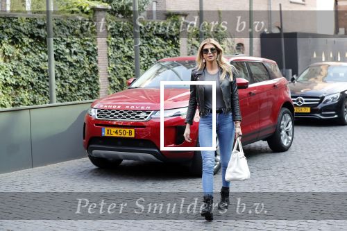 Amsterdam 30 maart 2019
Estelle Cruijff met haar nieuwe Range Rover Evoque