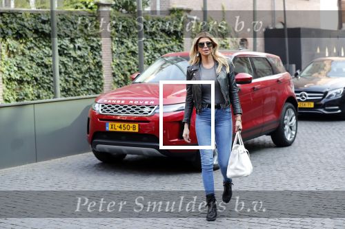Amsterdam 30 maart 2019
Estelle Cruijff met haar nieuwe Range Rover Evoque