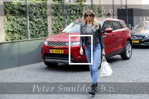 Amsterdam 30 maart 2019
Estelle Cruijff met haar nieuwe Range Rover Evoque