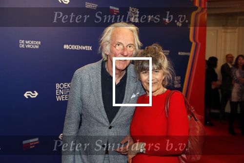 Amsterdam 22 maart 2019
Boekenbal in de amsterdamse schouwburg. Freek de Jonge met zijn vrouw