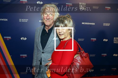 Amsterdam 22 maart 2019
Boekenbal in de amsterdamse schouwburg. Freek de Jonge met zijn vrouw