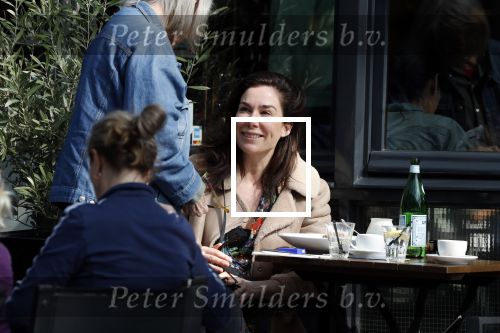 Amsterdam 30 maart 2019
Daniel de Ridder en zijn vriendin Halina Reijn op terras en op de beethovenstraat.