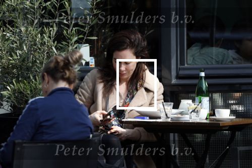 Amsterdam 30 maart 2019
Daniel de Ridder en zijn vriendin Halina Reijn op terras en op de beethovenstraat.