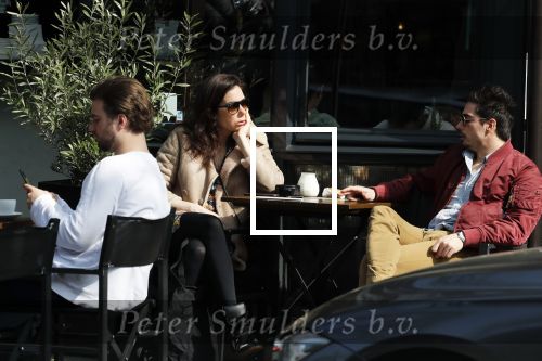Amsterdam 30 maart 2019
Daniel de Ridder en zijn vriendin Halina Reijn op terras en op de beethovenstraat.