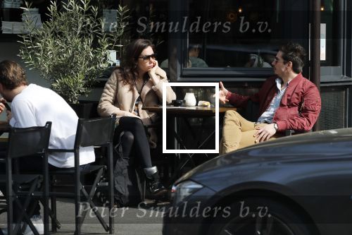 Amsterdam 30 maart 2019
Daniel de Ridder en zijn vriendin Halina Reijn op terras en op de beethovenstraat.