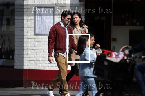 Amsterdam 30 maart 2019
Daniel de Ridder en zijn vriendin Halina Reijn op terras en op de beethovenstraat.