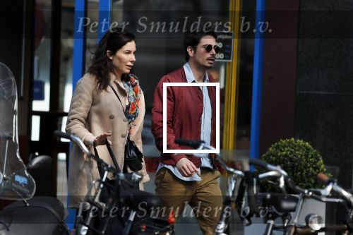 Amsterdam 30 maart 2019
Daniel de Ridder en zijn vriendin Halina Reijn op terras en op de beethovenstraat.