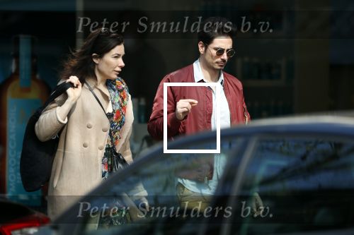 Amsterdam 30 maart 2019
Daniel de Ridder en zijn vriendin Halina Reijn op terras en op de beethovenstraat.