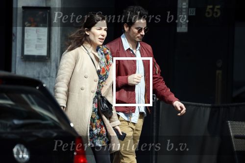 Amsterdam 30 maart 2019
Daniel de Ridder en zijn vriendin Halina Reijn op terras en op de beethovenstraat.