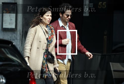 Amsterdam 30 maart 2019
Daniel de Ridder en zijn vriendin Halina Reijn op terras en op de beethovenstraat.