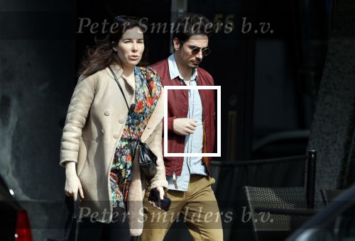 Amsterdam 30 maart 2019
Daniel de Ridder en zijn vriendin Halina Reijn op terras en op de beethovenstraat.