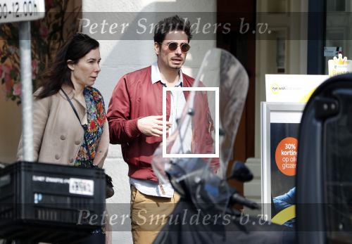 Amsterdam 30 maart 2019
Daniel de Ridder en zijn vriendin Halina Reijn op terras en op de beethovenstraat.