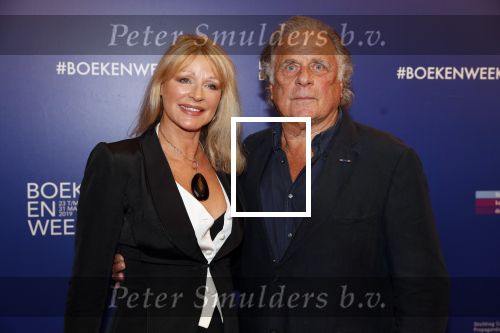 Amsterdam 22 maart 2019
Boekenbal in de amsterdamse schouwburg. Jan Cremer met zijn vrouw Babette