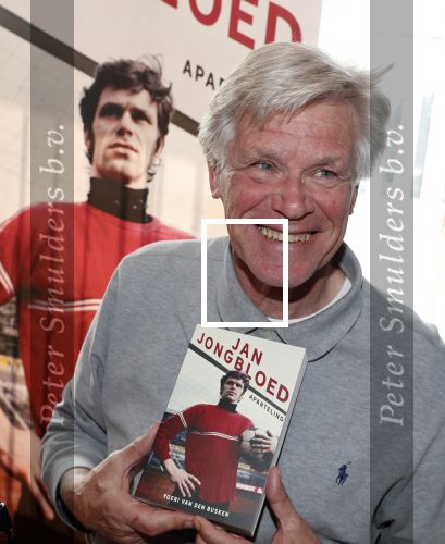 Amsterdam 30 maart 2019
Boekpresentatie van Jan Jongbloed in kantine van AFC. jan met Leo Driessen