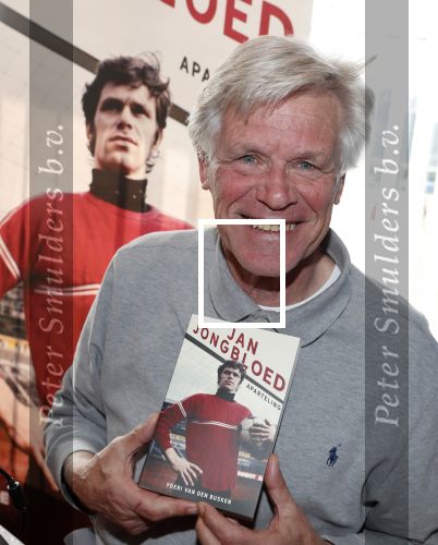 Amsterdam 30 maart 2019
Boekpresentatie van Jan Jongbloed in kantine van AFC. jan met Leo Driessen