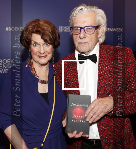 Amsterdam 22 maart 2019
Boekenbal in de amsterdamse schouwburg. Jan Siebelink en partner