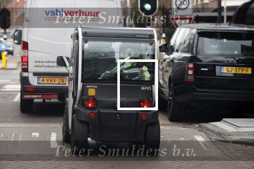 Amsterdam 26 maart 2019
Jeroen en Herma Krabbe in hun biro onderweg naar hun zoon Martijn Krabbe die jarig is.