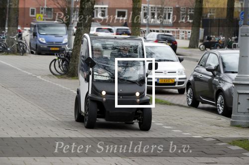 Amsterdam 26 maart 2019
Jeroen en Herma Krabbe in hun biro onderweg naar hun zoon Martijn Krabbe die jarig is.