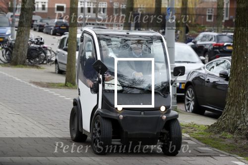 Amsterdam 26 maart 2019
Jeroen en Herma Krabbe in hun biro onderweg naar hun zoon Martijn Krabbe die jarig is.