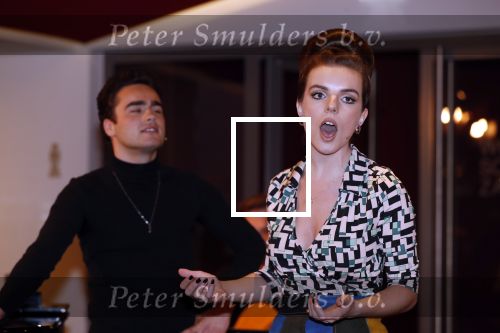 Amsterdam 25 maart 2019
Julia Berendse, Dook van Dijck, Mariska van Kolck, Tony Neef, Willemijn Maandag en Jordy van Loon bij de perspresentatie van de musical Haal het doek maar op in het DeLaMar Theater in Amsterdam