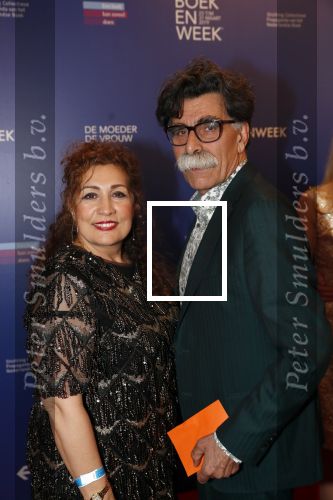 Amsterdam 22 maart 2019
Boekenbal in de amsterdamse schouwburg. Kader Abdolah en partner