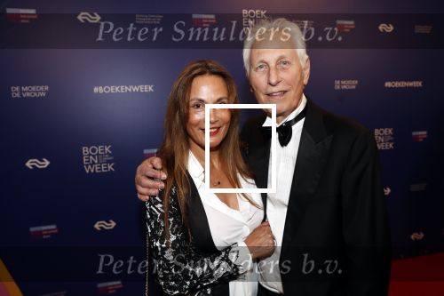 Amsterdam 22 maart 2019
Boekenbal in de amsterdamse schouwburg. Marion Bloem met partner