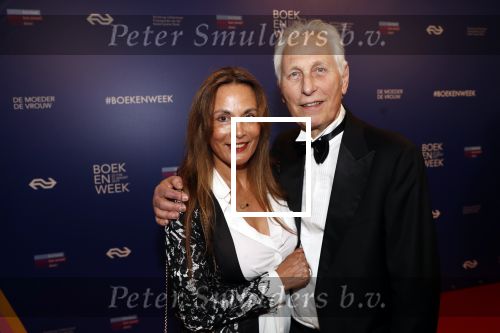 Amsterdam 22 maart 2019
Boekenbal in de amsterdamse schouwburg. Marion Bloem met partner