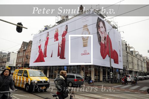 Amsterdam maart 2019
reclame Samsung en Omega in Amsterdam zuid.