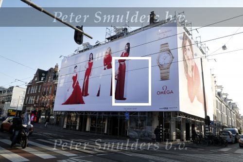 Amsterdam maart 2019
reclame Samsung en Omega in Amsterdam zuid.
