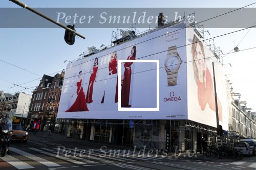 Amsterdam maart 2019
reclame Samsung en Omega in Amsterdam zuid.