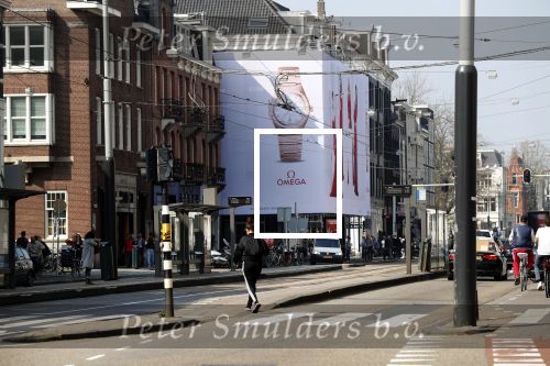Amsterdam maart 2019
reclame Samsung en Omega in Amsterdam zuid.