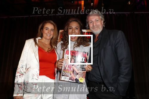 Amsterdam 26 maart 2019
Presntatie Amsterdam XXXL in the Harbour Club. patty Brard met Chimena en Mark Teurlings
