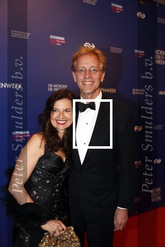 Amsterdam 22 maart 2019
Boekenbal in de amsterdamse schouwburg. Robert Dijkgraaf en partner