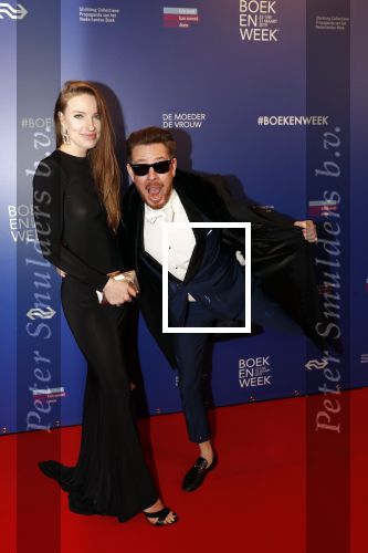 Amsterdam 22 maart 2019
Boekenbal in de amsterdamse schouwburg. Selwyn Senatori met vrouw