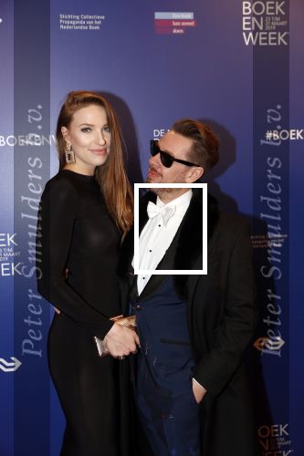 Amsterdam 22 maart 2019
Boekenbal in de amsterdamse schouwburg. Selwyn Senatori met vrouw