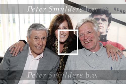 Amsterdam 30 maart 2019
Boekpresentatie van Jan Jongbloed in kantine van AFC. Sjaak Swart met zijn dochter Jacqueline