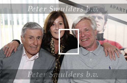 Amsterdam 30 maart 2019
Boekpresentatie van Jan Jongbloed in kantine van AFC. Sjaak Swart met zijn dochter Jacqueline