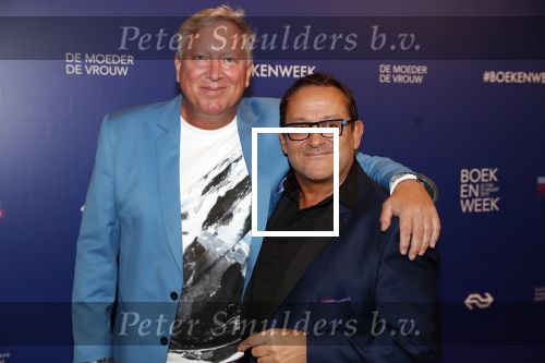 Amsterdam 22 maart 2019
Boekenbal in de amsterdamse schouwburg. Tom Lanoye (R) en partner
