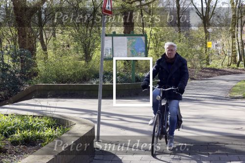 Amsterdam 1 april 2020
Barrie Stevens fietsend door Amsterdam Oost.