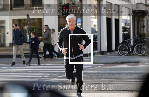 Amsterdam 16 maart 2020
Dries Roelvink hardlopend op de pc hooftstraat
