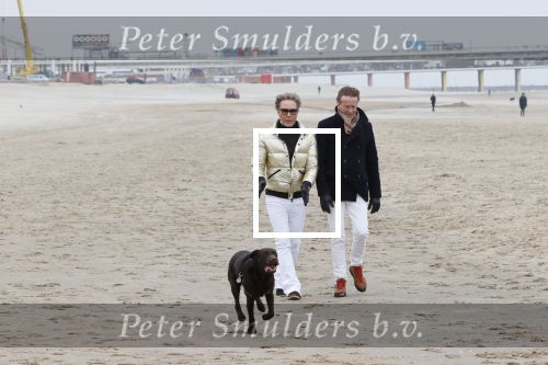 Scheveningen 20 maart 2020
Frank en Rogier met hun honden op het strand.