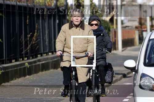 Den haag 21 maart 2020
Piet Hein Donner en zijn vrouw fietsend door Den Haag.