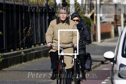 Den haag 21 maart 2020
Piet Hein Donner en zijn vrouw fietsend door Den Haag.