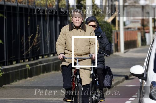 Den haag 21 maart 2020
Piet Hein Donner en zijn vrouw fietsend door Den Haag.