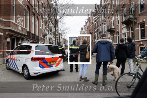 Amsterdam 18 maart 2020
Politie bij de Roemer Vischerstraat