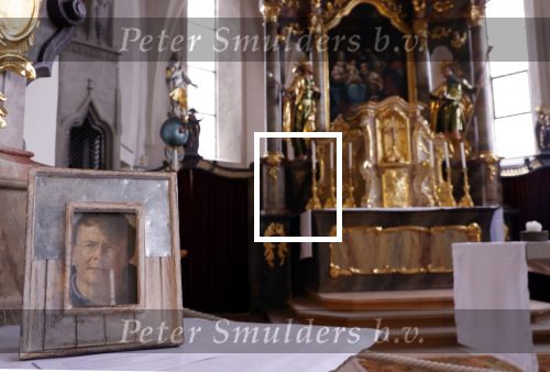 Lech 24 februari 2020
Fotolijst  prins Friso staat nog steeds in de kerk in Lech.