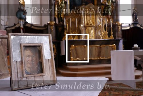 Lech 24 februari 2020
Fotolijst  prins Friso staat nog steeds in de kerk in Lech.