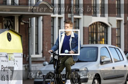 Amsterdam 30 maart 2021
Alex Klaassen op de fiets in Amsterdam.