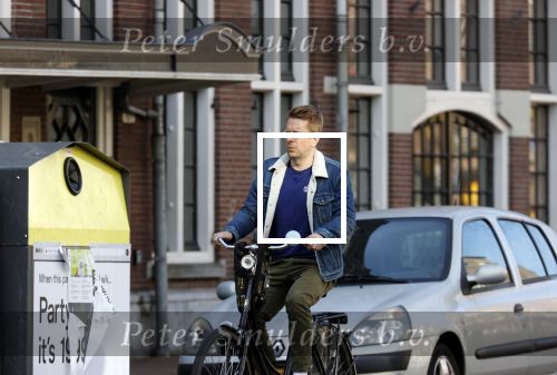 Amsterdam 30 maart 2021
Alex Klaassen op de fiets in Amsterdam.