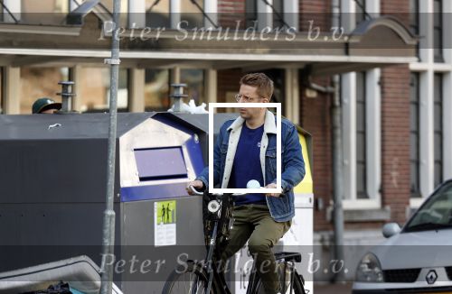 Amsterdam 30 maart 2021
Alex Klaassen op de fiets in Amsterdam.